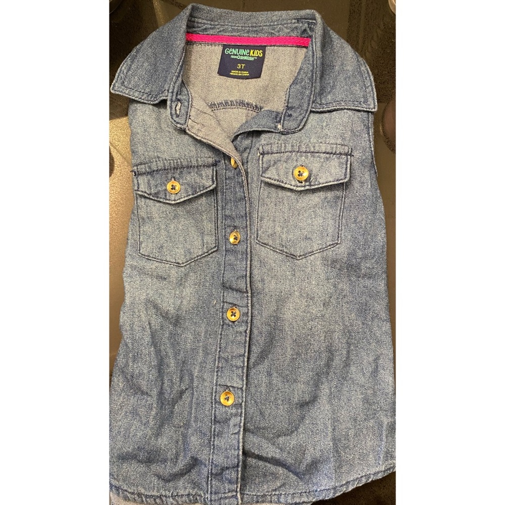 Toddler Girl’s Jean Shirt